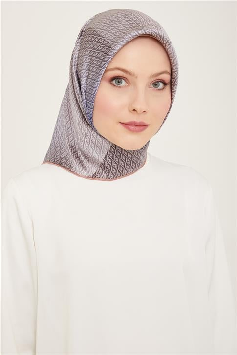 Armine Monogram Desenli Twill İpek Eşarp 24Ya9104 52 85