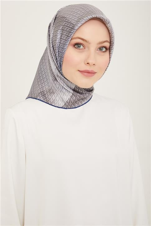 Armine Monogram Desenli Twill İpek Eşarp 24Ya9104 52 80