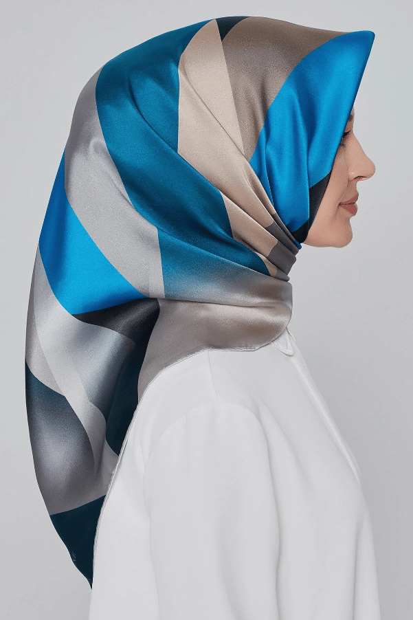 Armine Nostalji Serisi İpek Twill Eşarp 8424-33