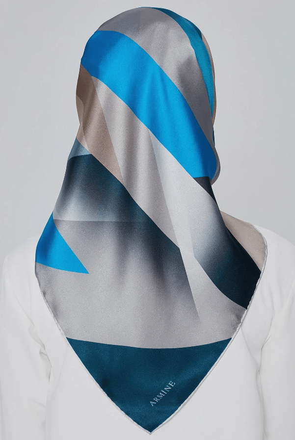 Armine Nostalji Serisi İpek Twill Eşarp 8424-33
