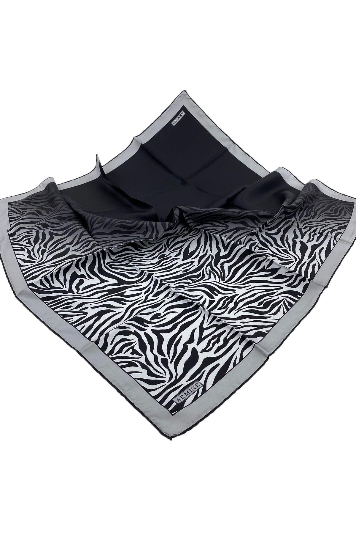 Armine Nostalji Serisi İpek Twill Eşarp 8654D-24