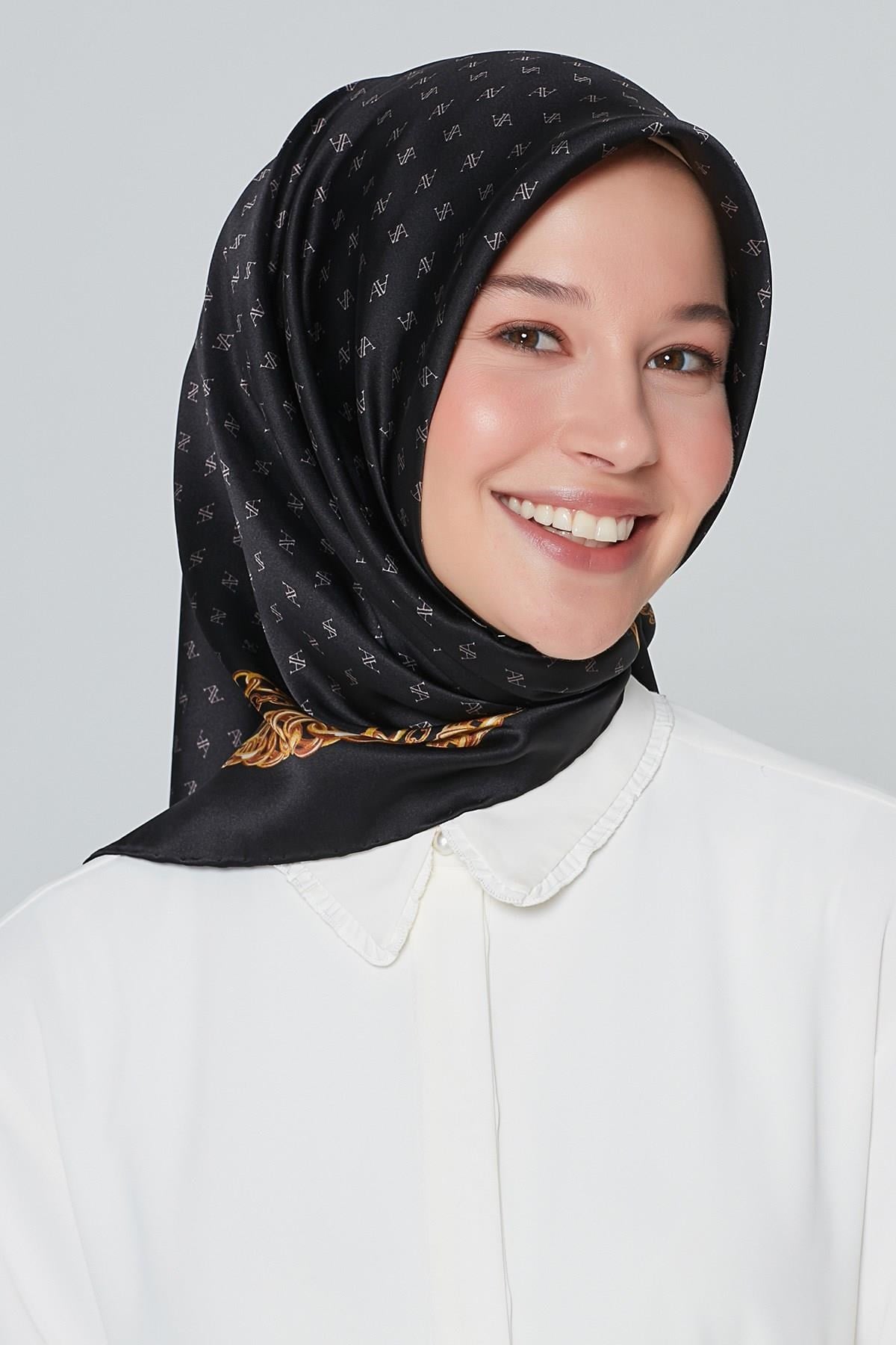 Armine Nostalji Serisi Sura İpek Eşarp 8242D-09