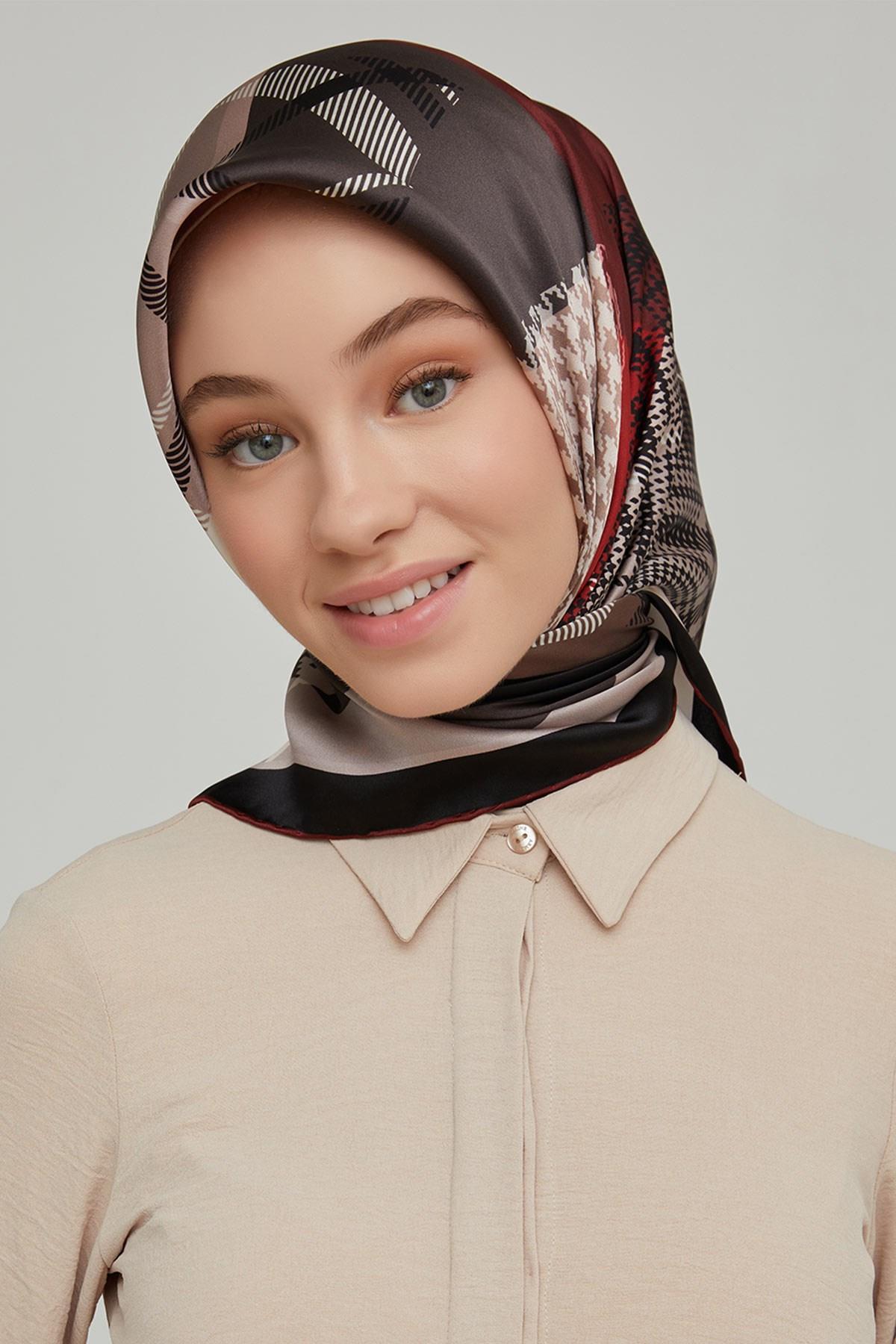 Armine Nostalji Serisi Sura İpek Eşarp 8620DS-04