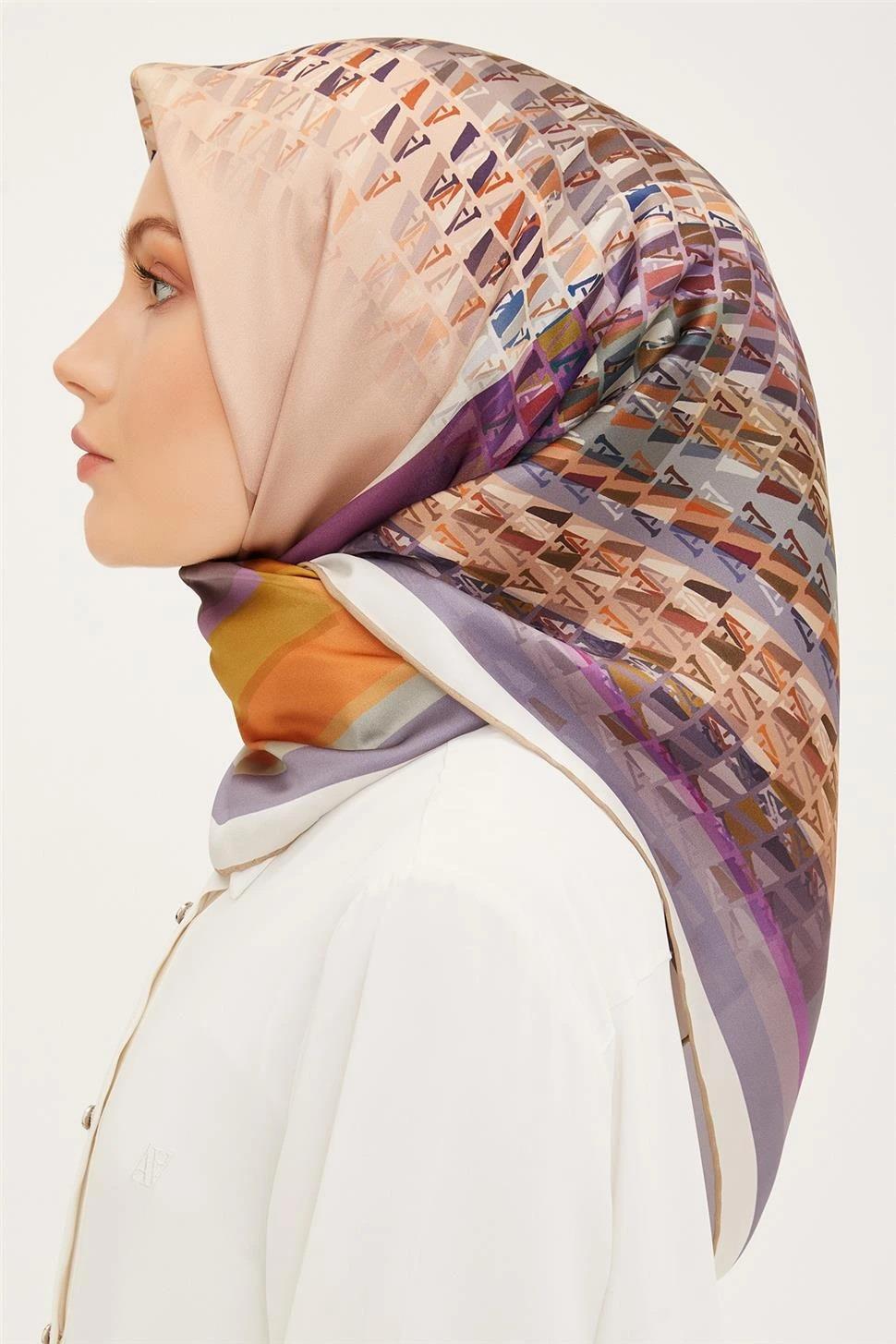 Armine Nostalji Serisi Sura İpek Eşarp 8934-31