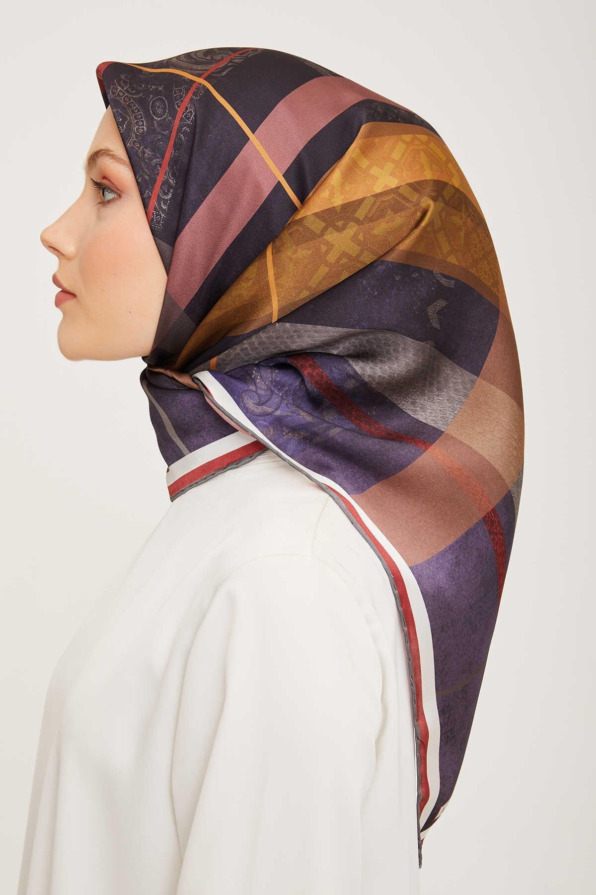 Armine Nostalji Serisi Twill İpek Eşarp 9023-55NT