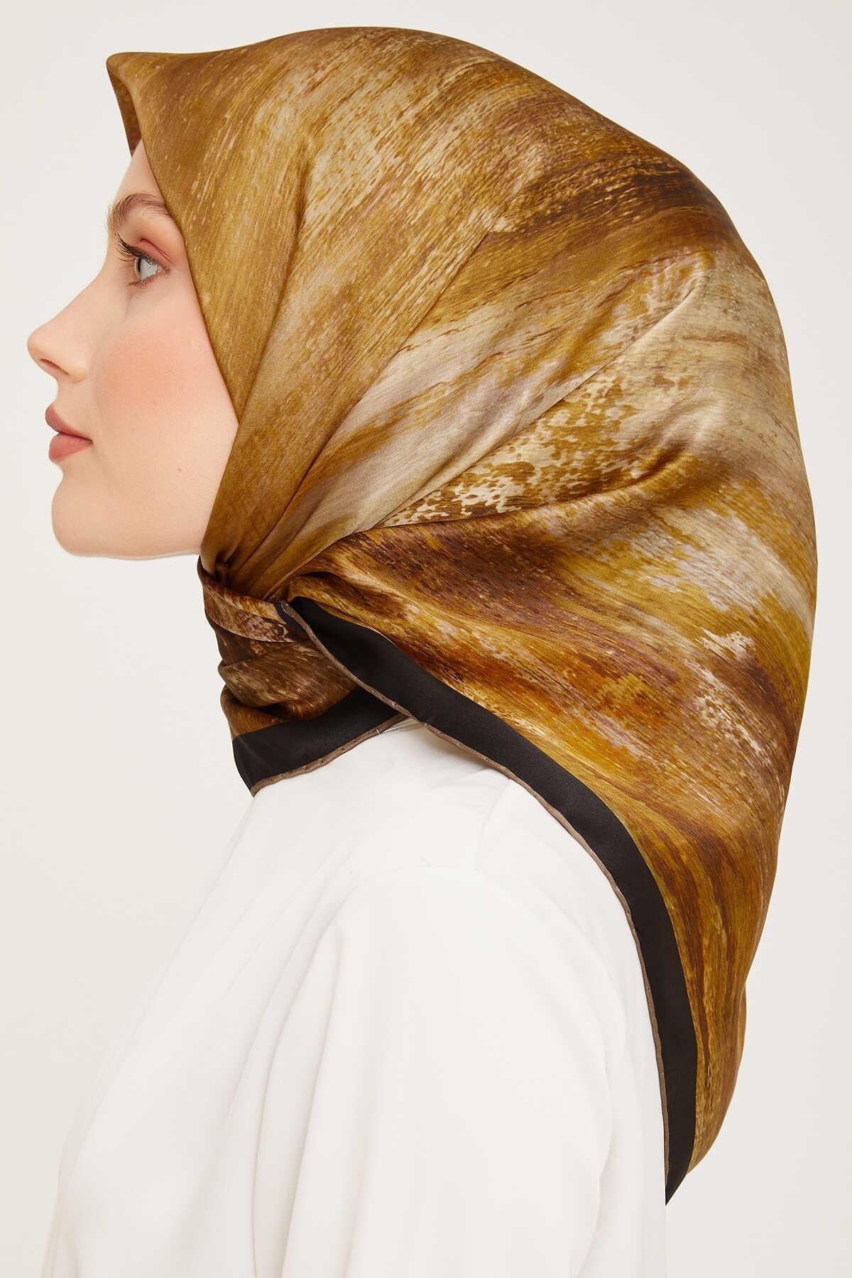 Armine Nostalji Serisi Twill İpek Eşarp 9012-05NT