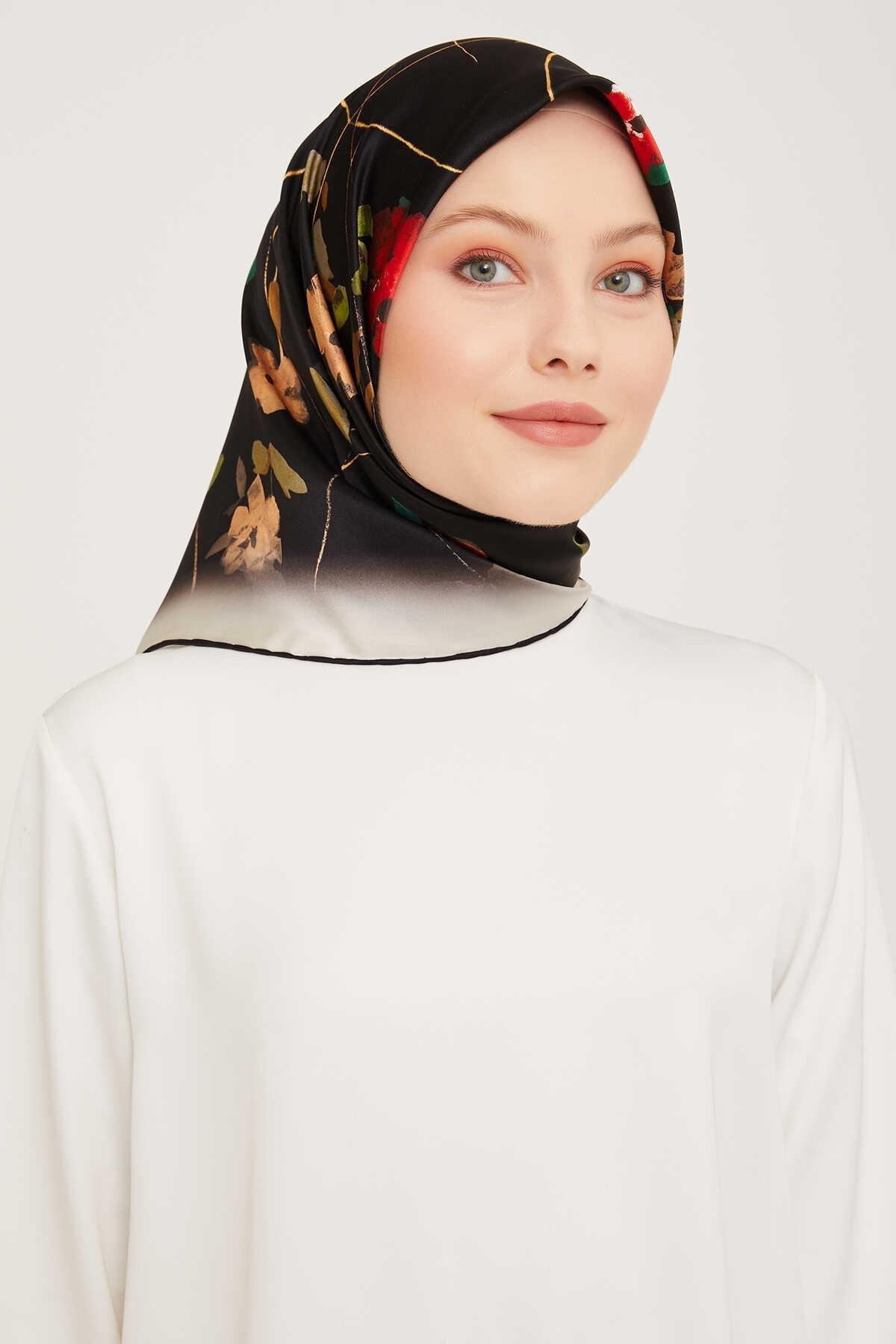 Armine Nostalji Serisi Twill İpek Eşarp 9048-04NT