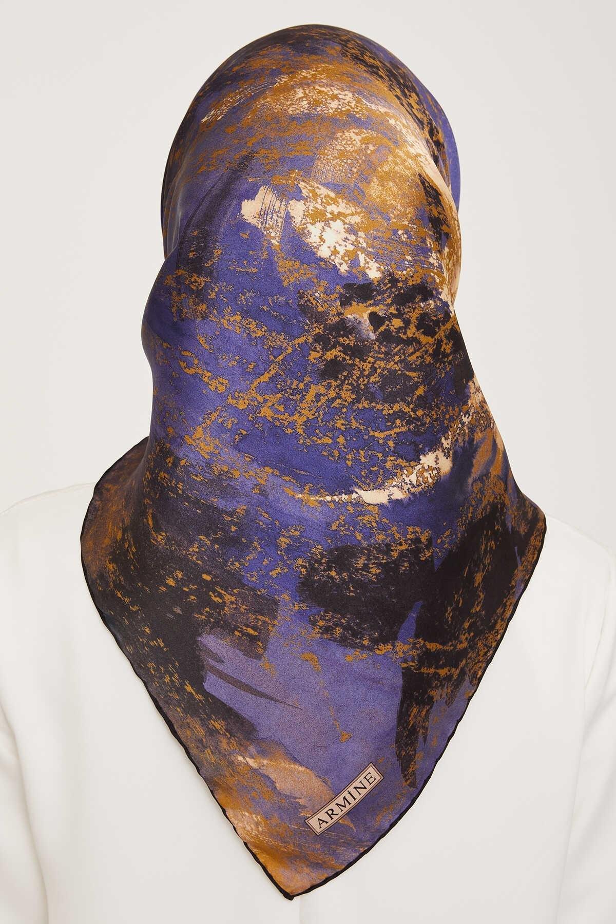 Armine Nostalji Serisi Twill İpek Eşarp 9015-06NT