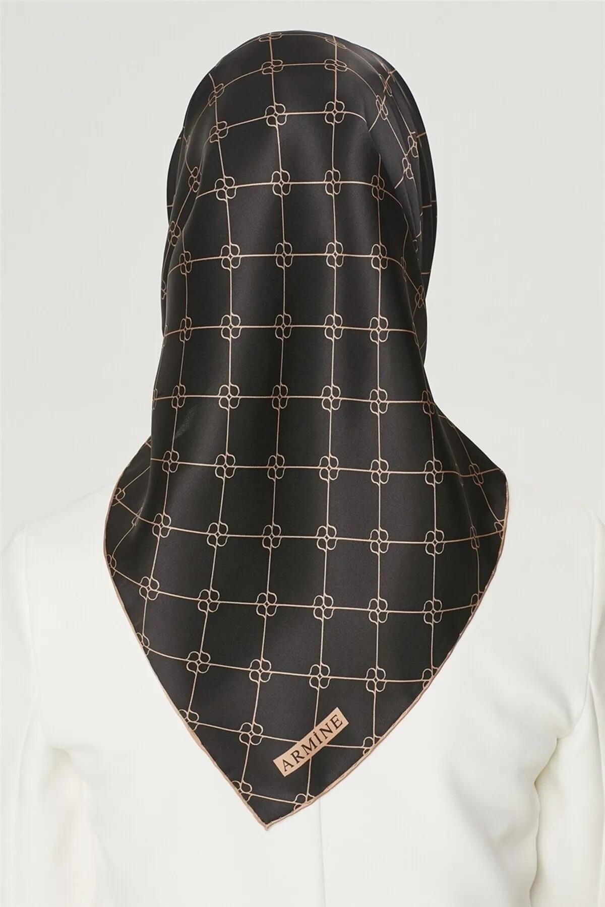 Armine Nostalji Serisi Twill İpek Eşarp 8555D-11
