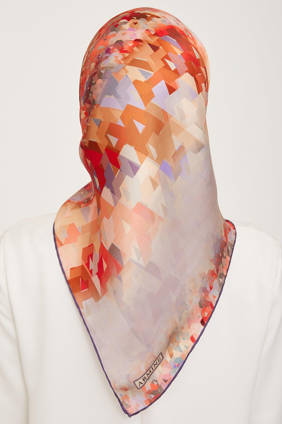 Armine Nostalji Serisi Twill İpek Eşarp 9043-22NT