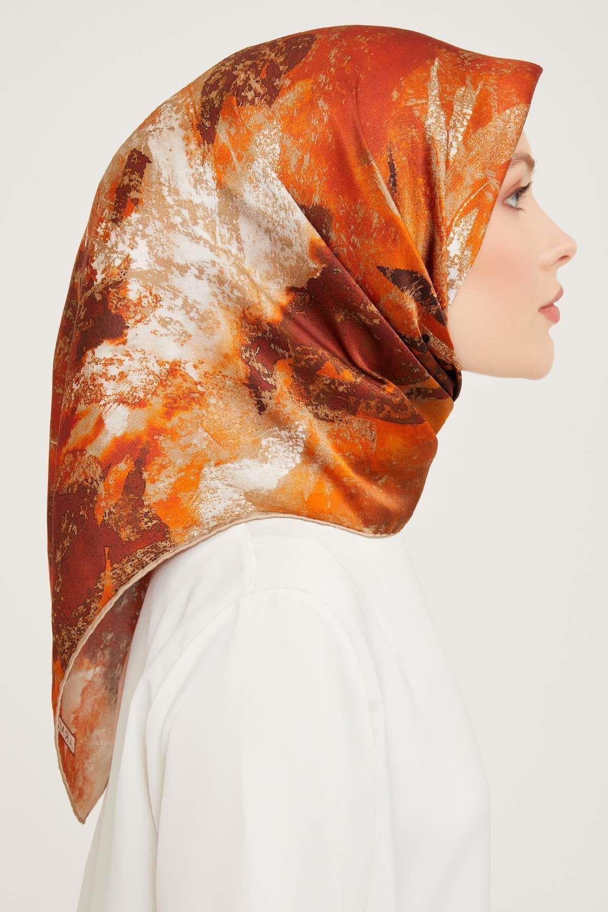 Armine Nostalji Serisi Twill İpek Eşarp 9015-07NT