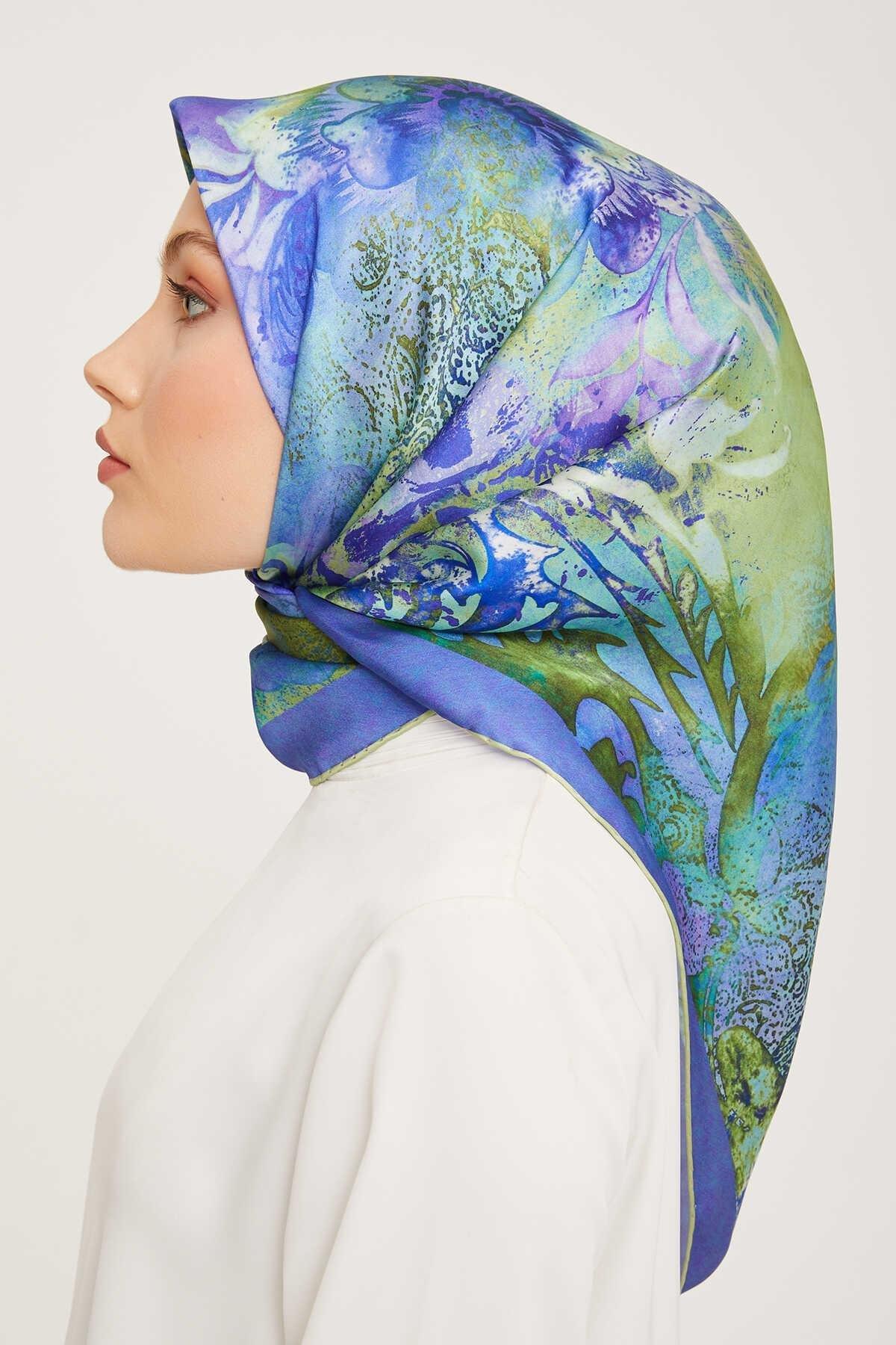 Armine Nostalji Serisi Twill İpek Eşarp 9041-51NT