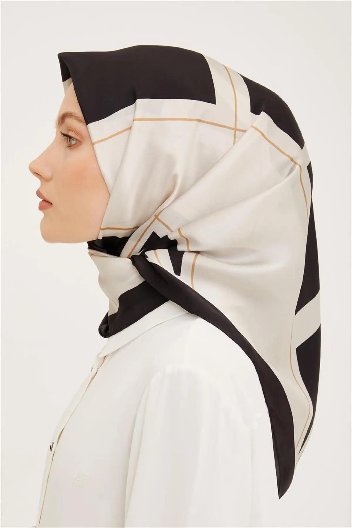 Armine Nostalji Serisi Twill İpek Eşarp 8945-01NT