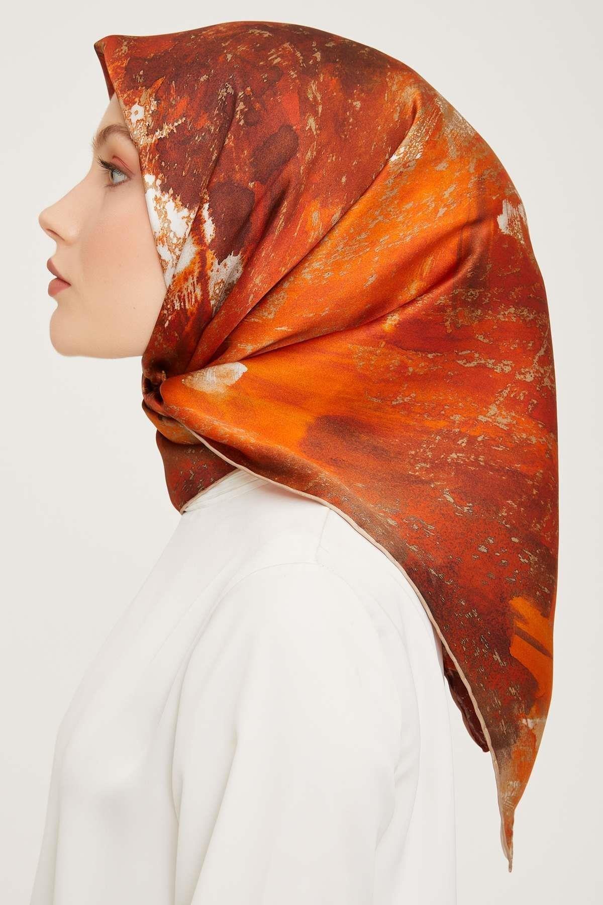 Armine Nostalji Serisi Twill İpek Eşarp 9015-07NT