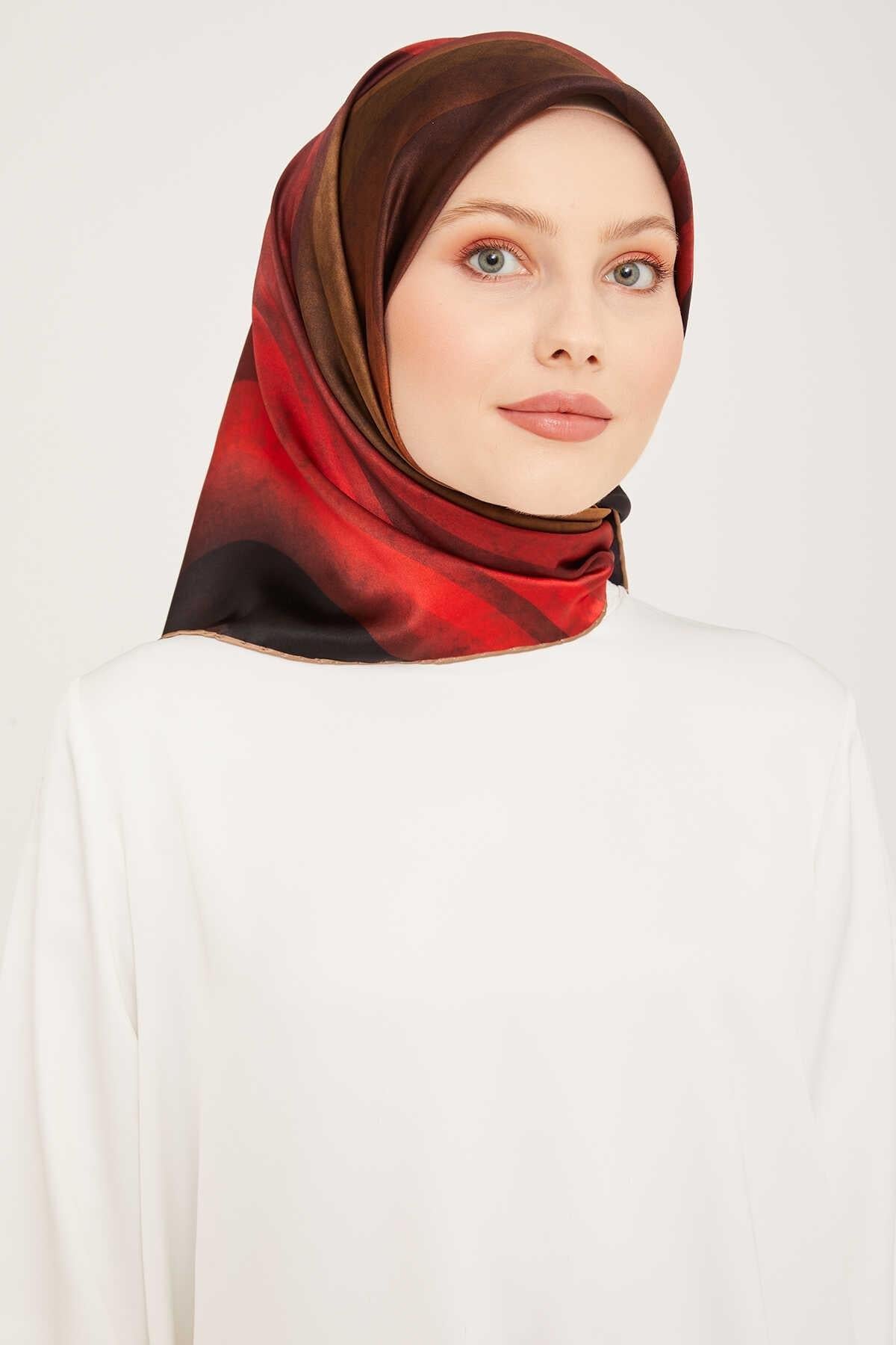 Armine Nostalji Serisi Twill İpek Eşarp 9021-03NT