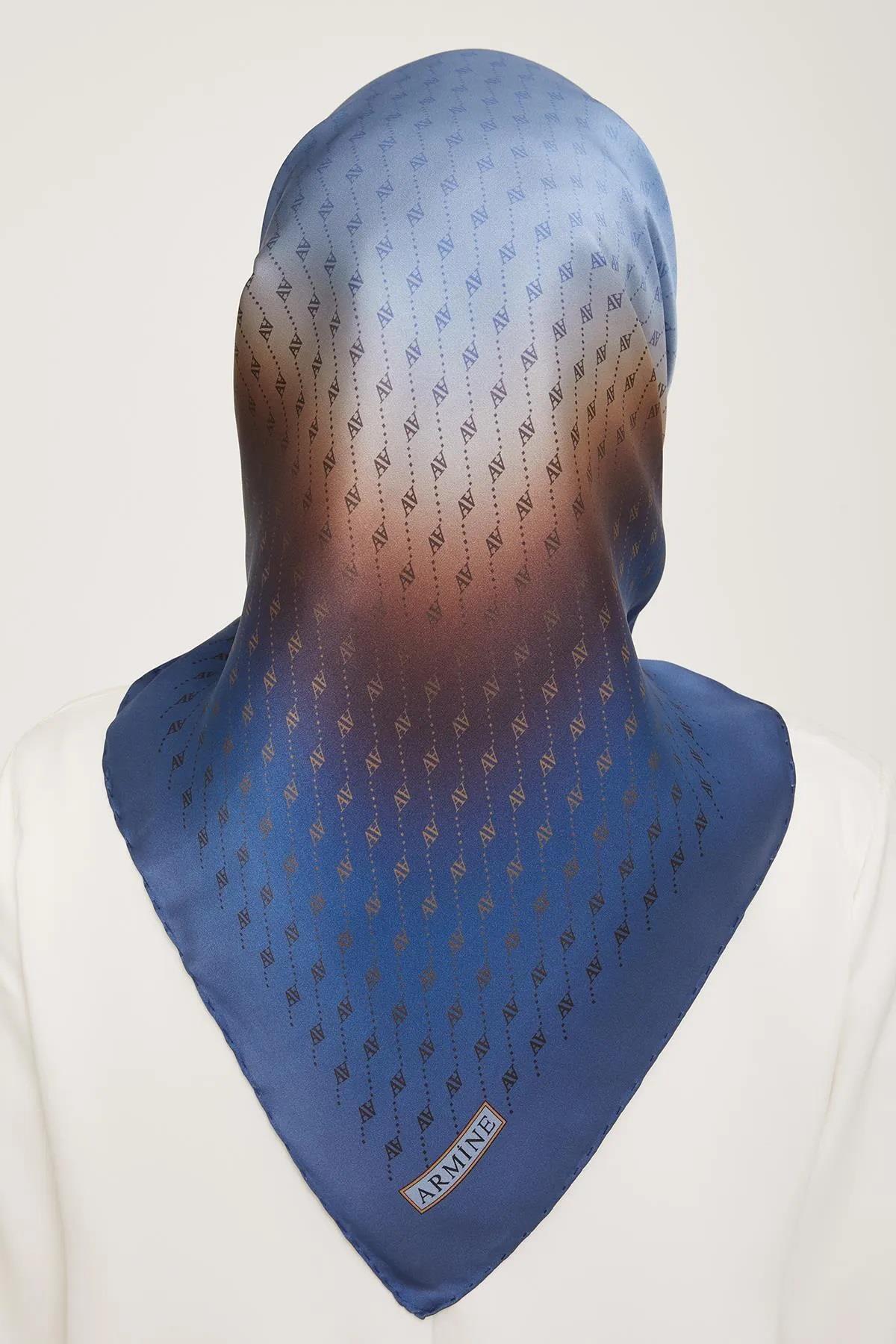 Armine Nostalji Serisi Twill İpek Eşarp 9003D-36