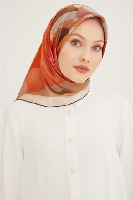 Armine Nostalji Serisi Twill İpek Eşarp 8901-05NT