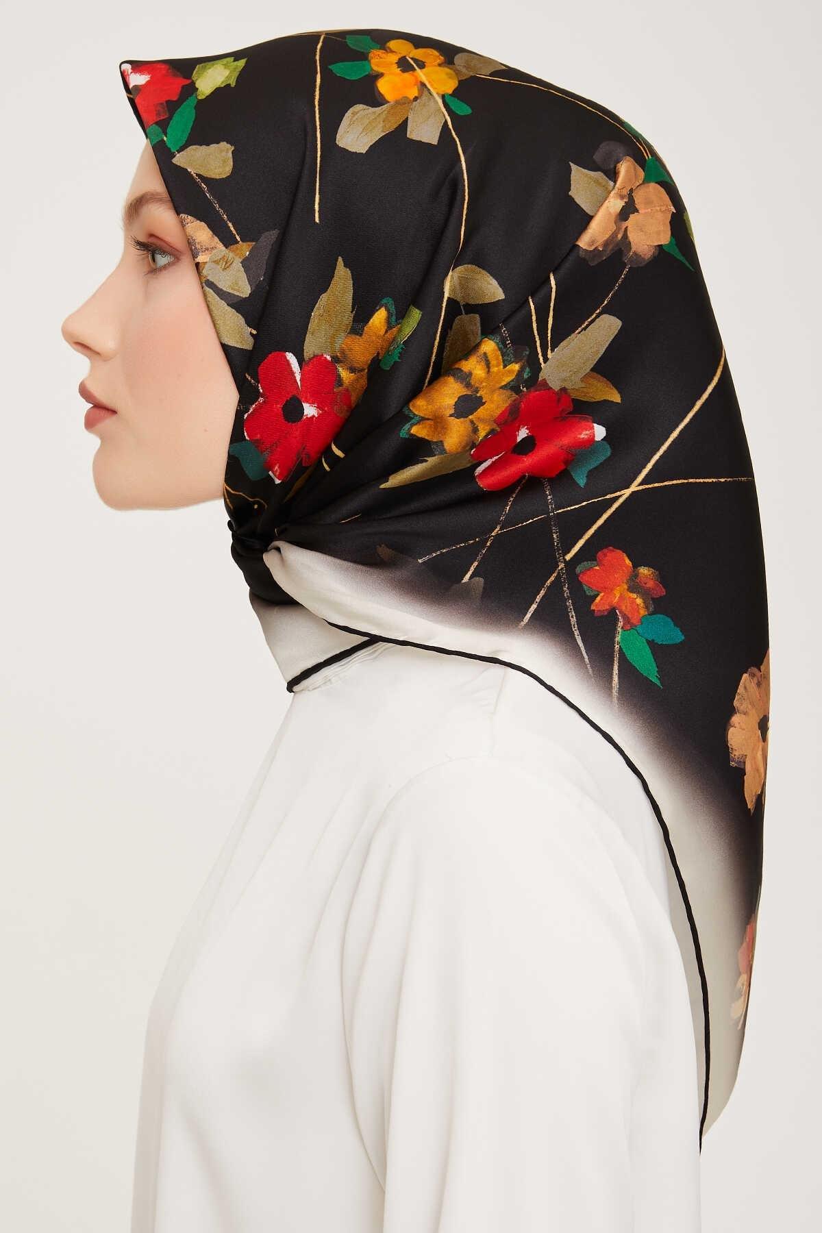 Armine Nostalji Serisi Twill İpek Eşarp 9048-04NT