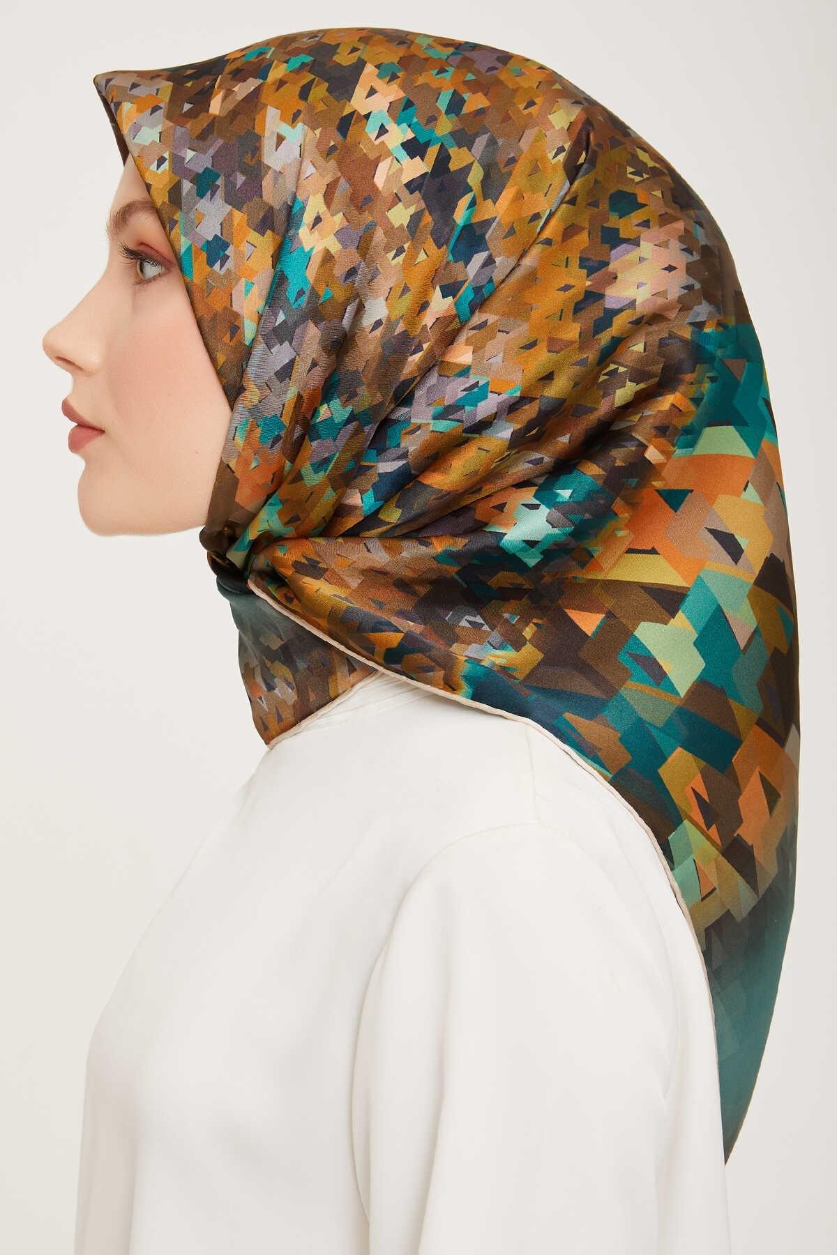 Armine Nostalji Serisi Twill İpek Eşarp 9043-29NT