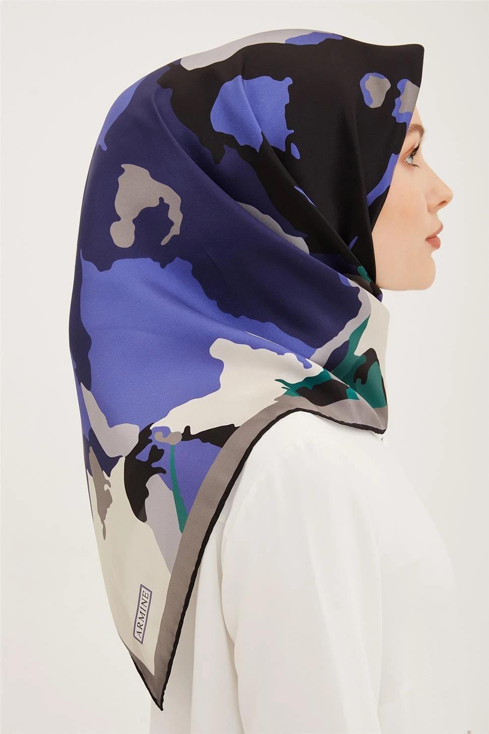 Armine Nostalji Serisi Twill İpek Eşarp 8935-07NT