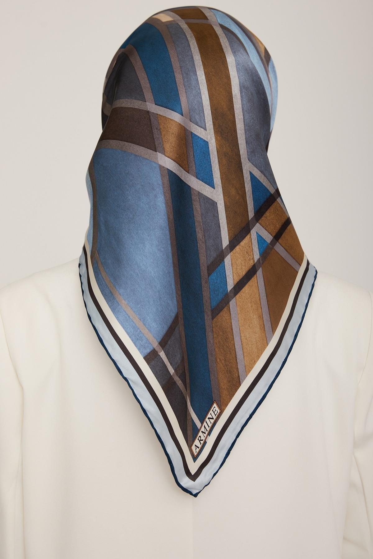 Armine Nostalji Serisi Twill İpek Eşarp 8843-38NT