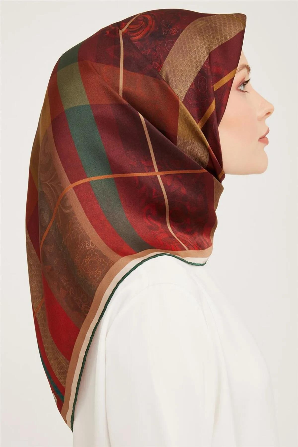 Armine Nostalji Serisi Twill İpek Eşarp 9023-04NT