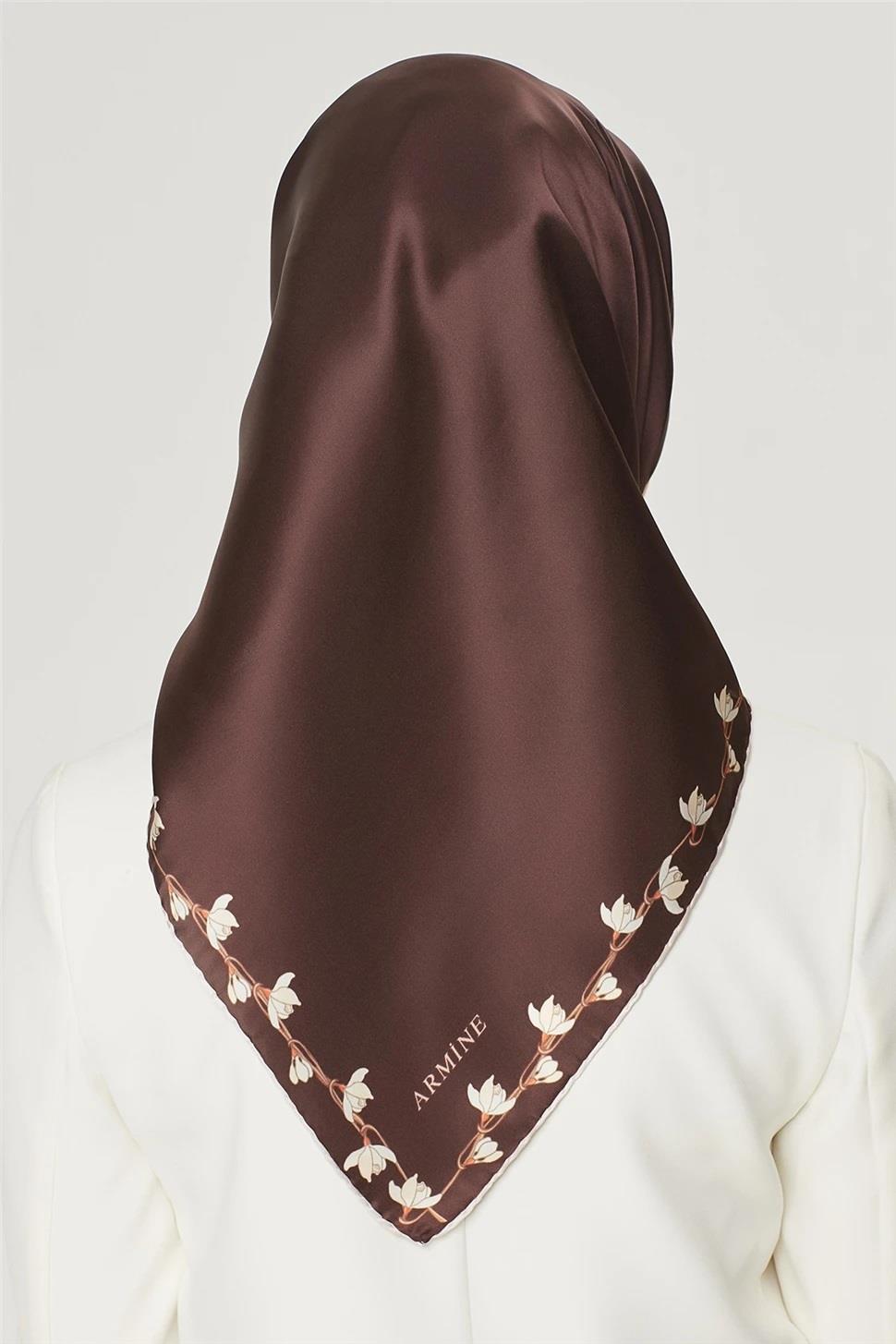 Armine Nostalji Serisi Twill İpek Eşarp 8553D-91