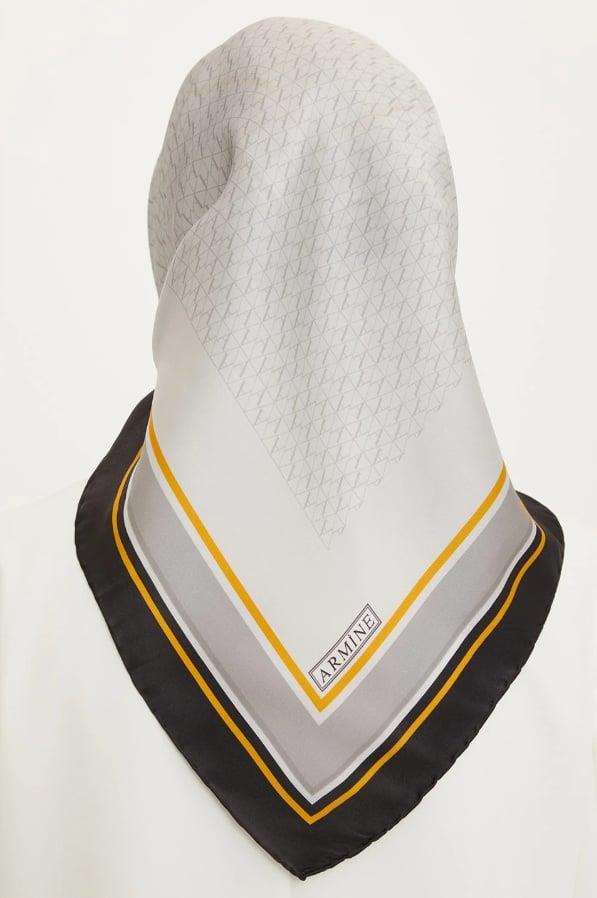 Armine Nostalji Serisi Twill İpek Eşarp 8724-31