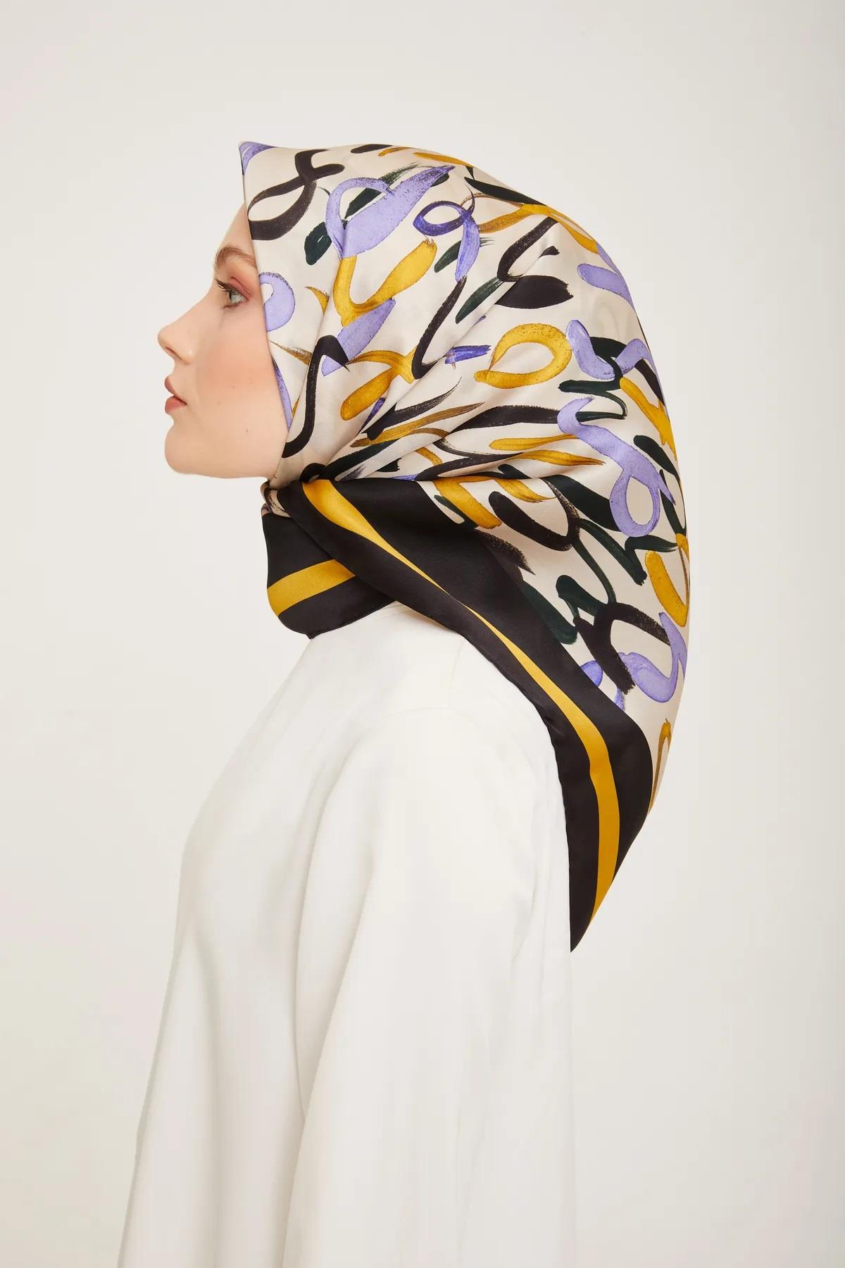 Armine Nostalji Serisi Twill İpek Eşarp 9006-38NT