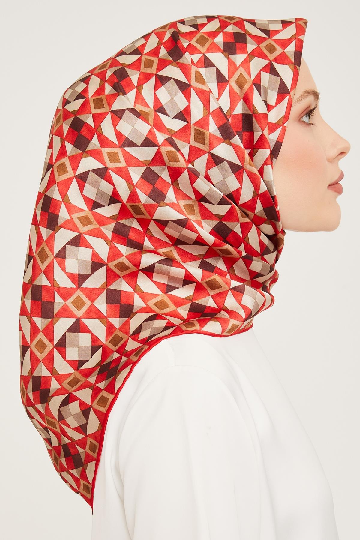 Armine Nostalji Serisi Twill İpek Eşarp 9045-50NT