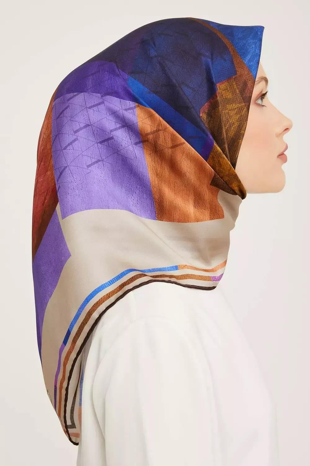 Armine Nostalji Serisi Twill İpek Eşarp 9002-51NT