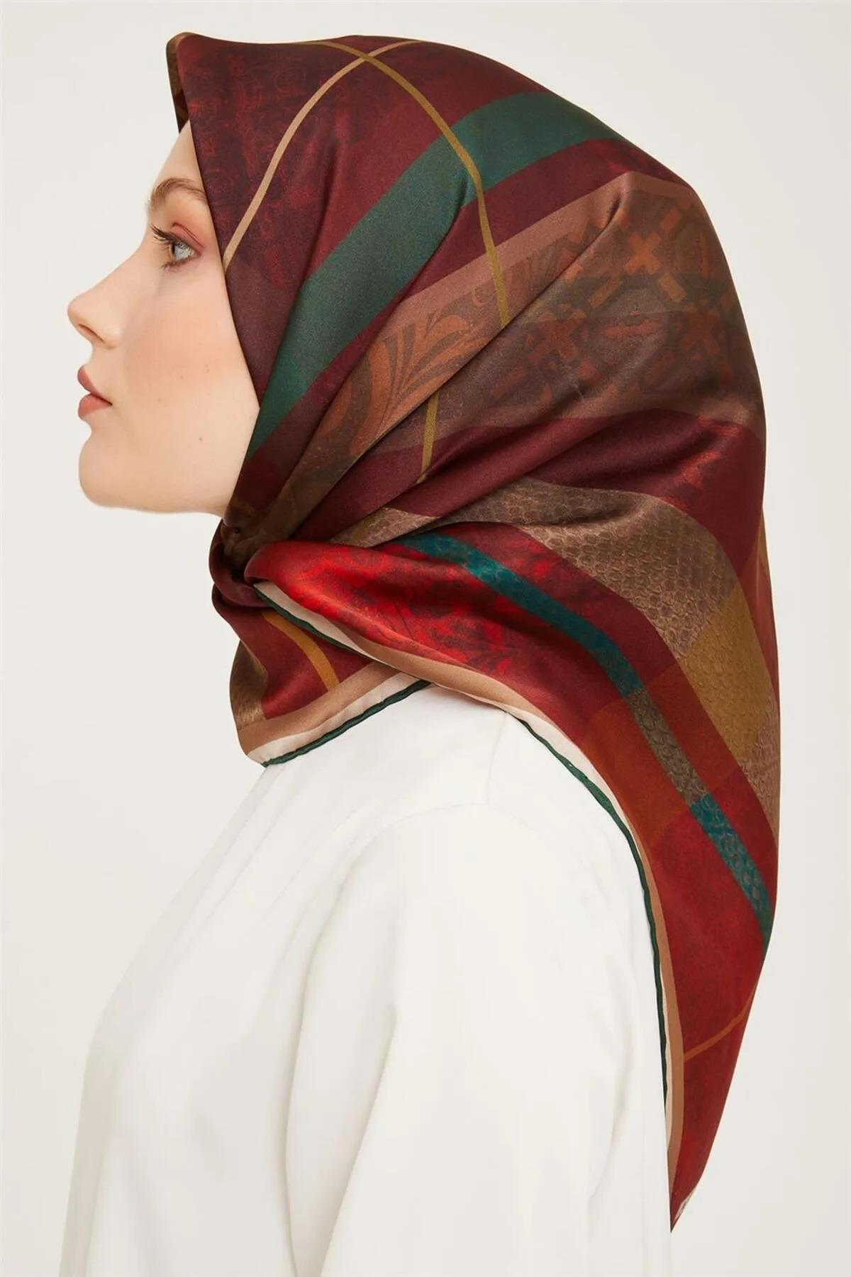 Armine Nostalji Serisi Twill İpek Eşarp 9023-04NT