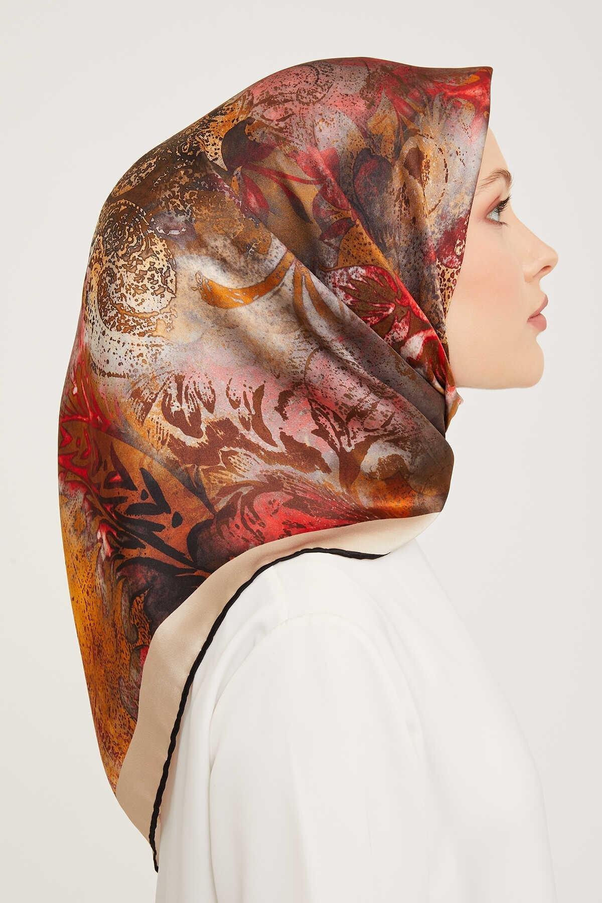 Armine Nostalji Serisi Twill İpek Eşarp 9041-07NT
