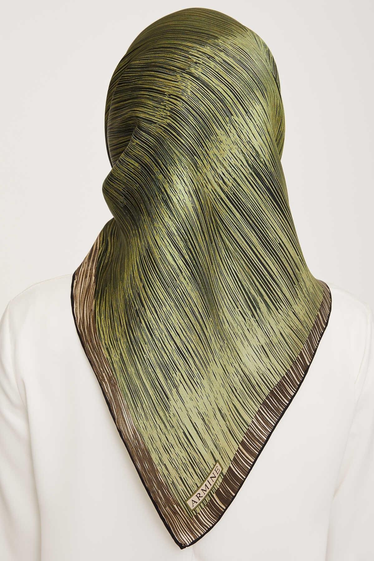 Armine Nostalji Serisi Twill İpek Eşarp 9005-35NT