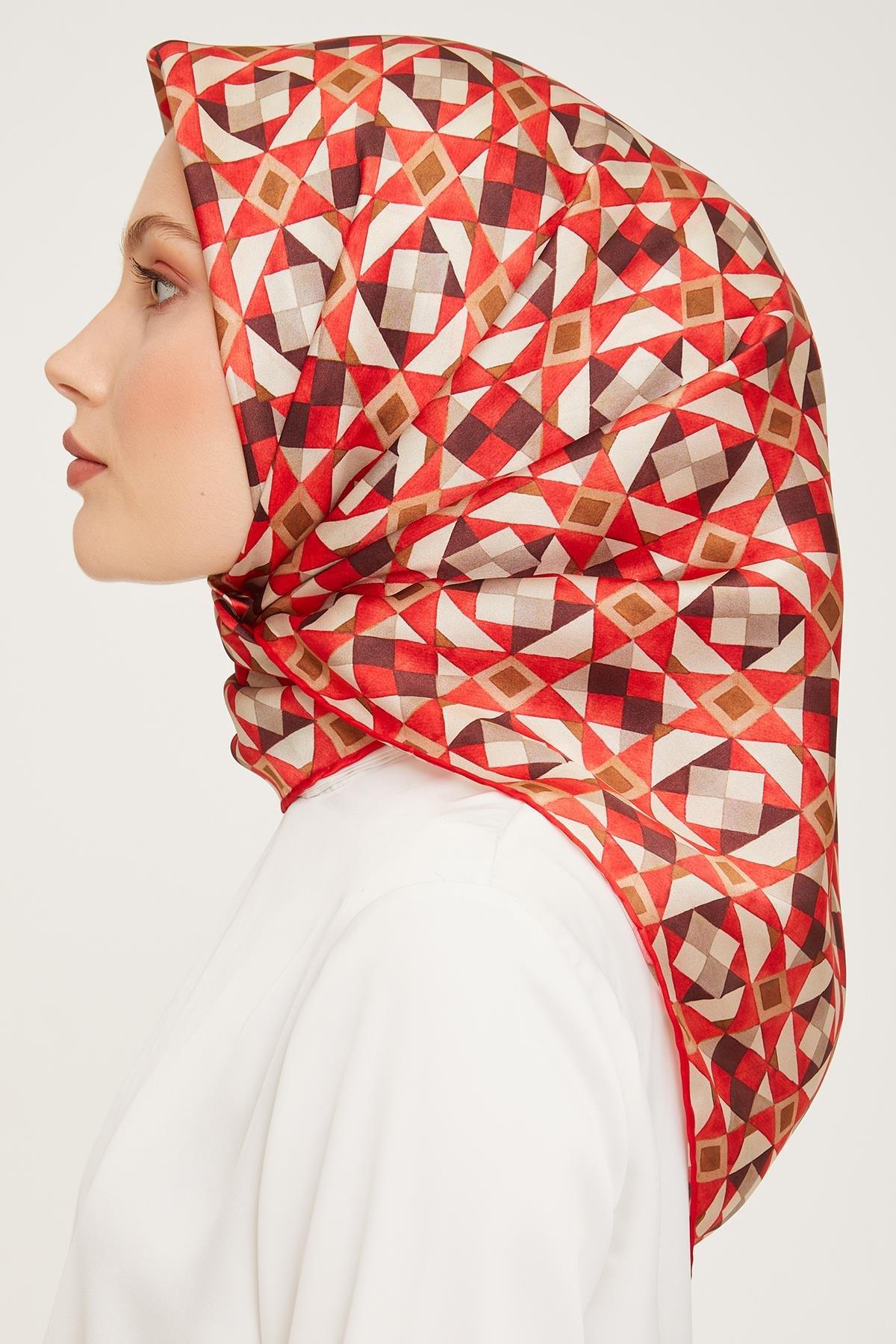 Armine Nostalji Serisi Twill İpek Eşarp 9045-50NT