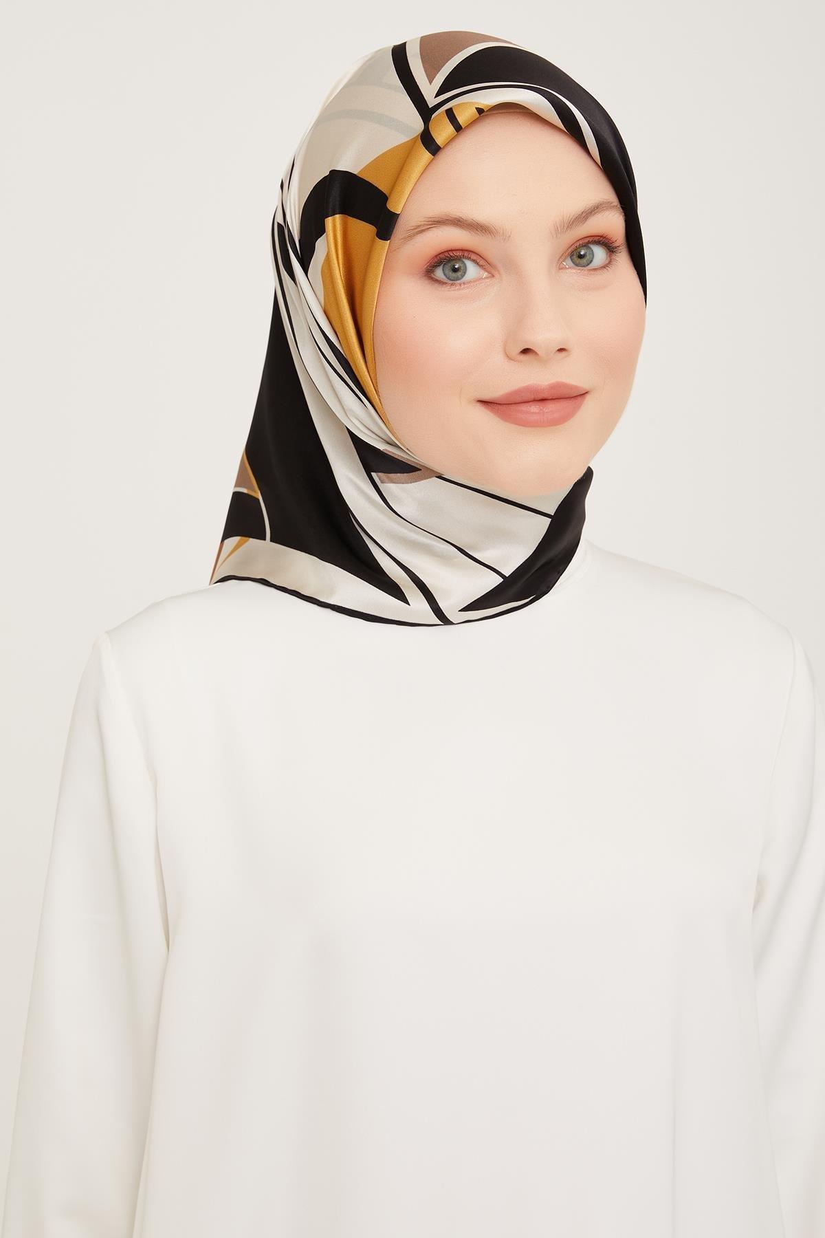 Armine Nostalji Serisi Twill İpek Eşarp 9050-08NT