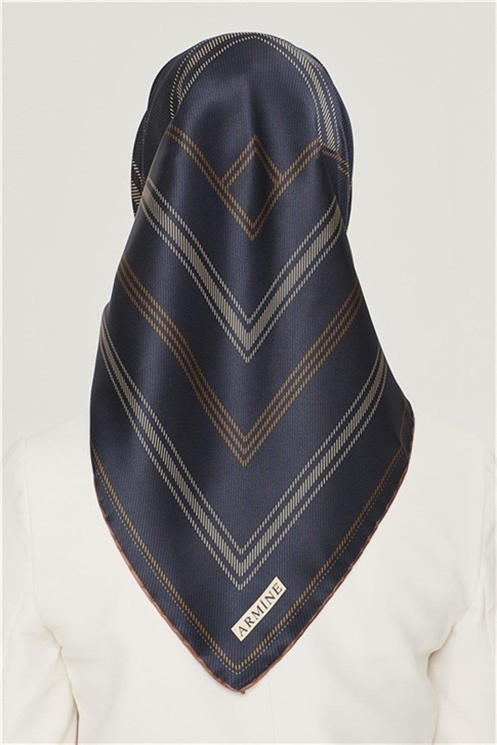 Armine Nostalji Serisi Twill İpek Eşarp 8559-01NT