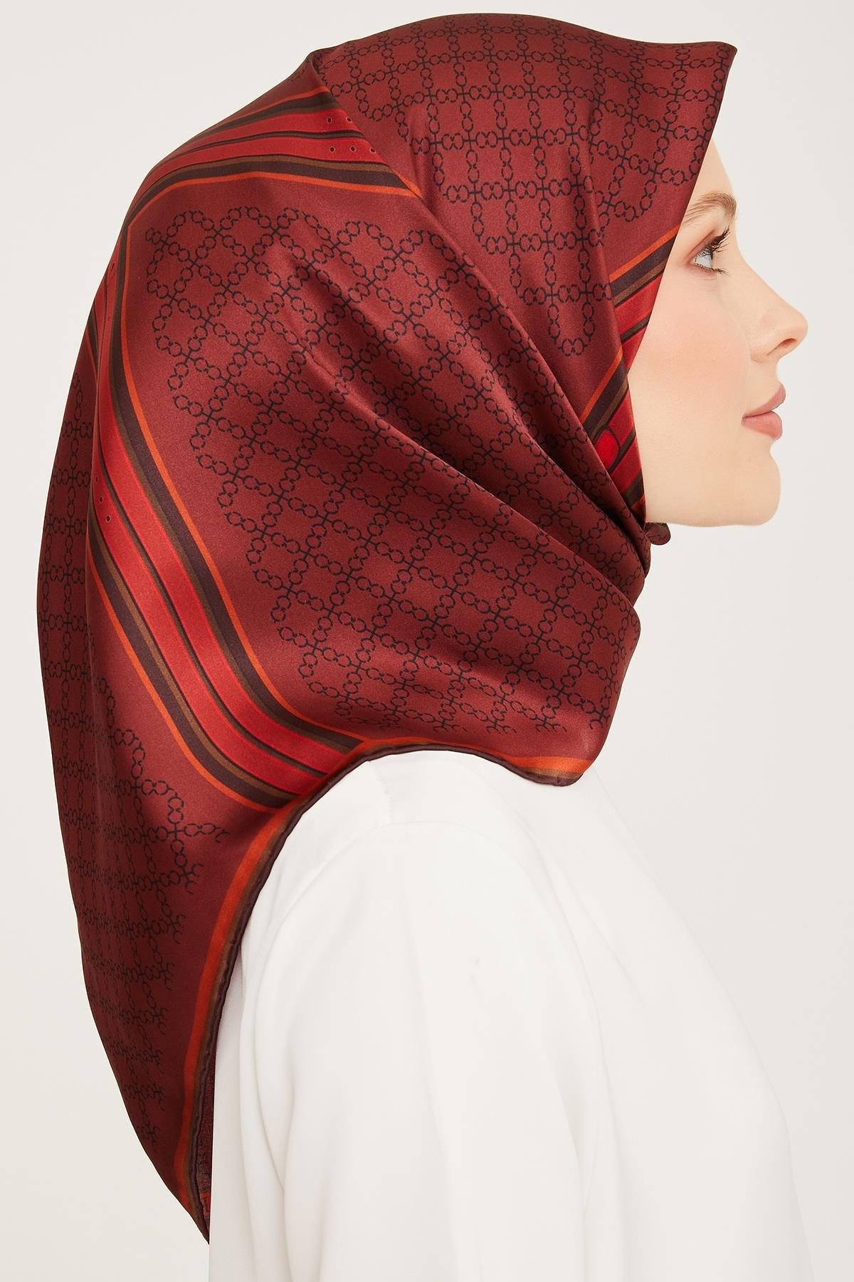 Armine Nostalji Serisi Twill İpek Eşarp 9054-02NT