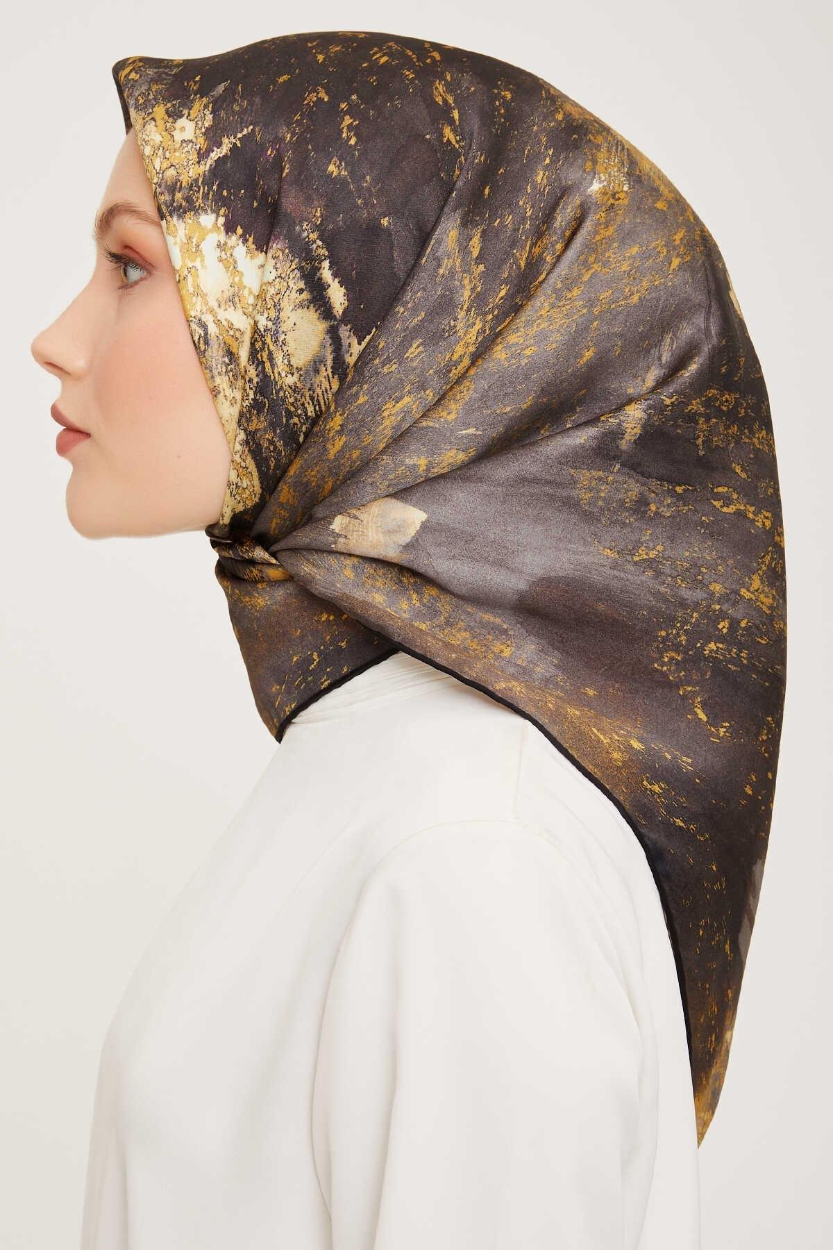 Armine Nostalji Serisi Twill İpek Eşarp 9015-08NT