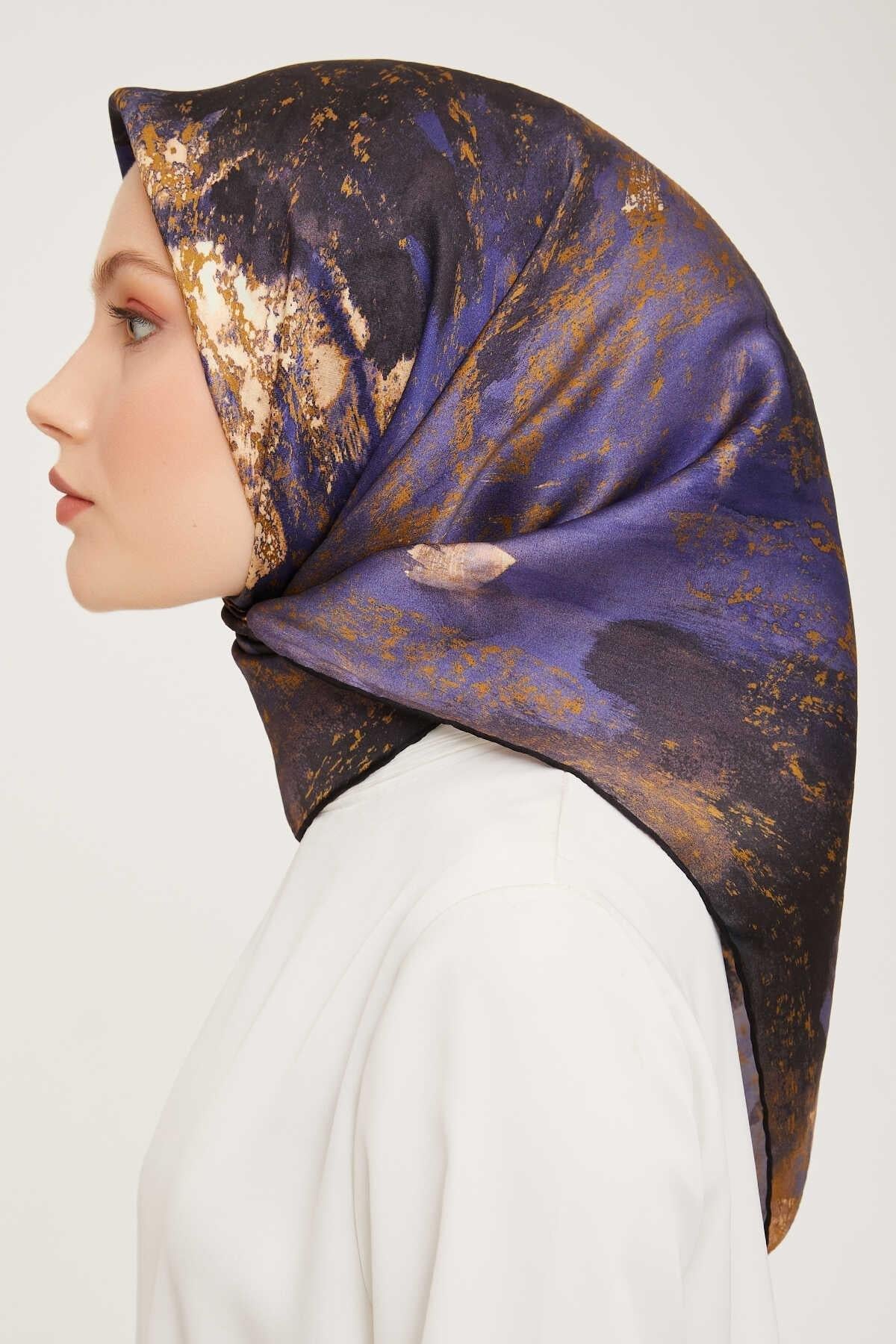 Armine Nostalji Serisi Twill İpek Eşarp 9015-06NT