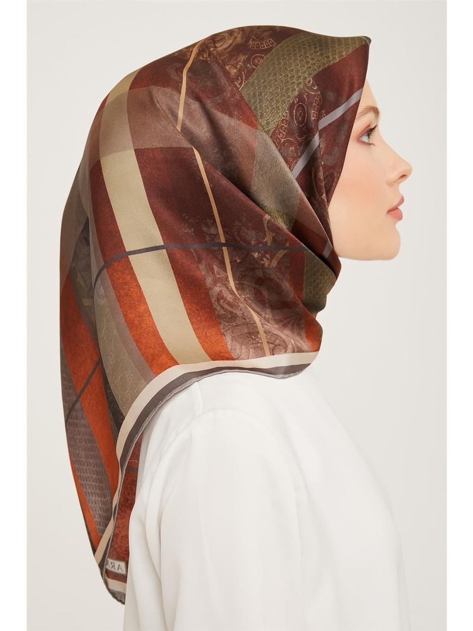 Armine Nostalji Serisi Twill İpek Eşarp 9023-53NT