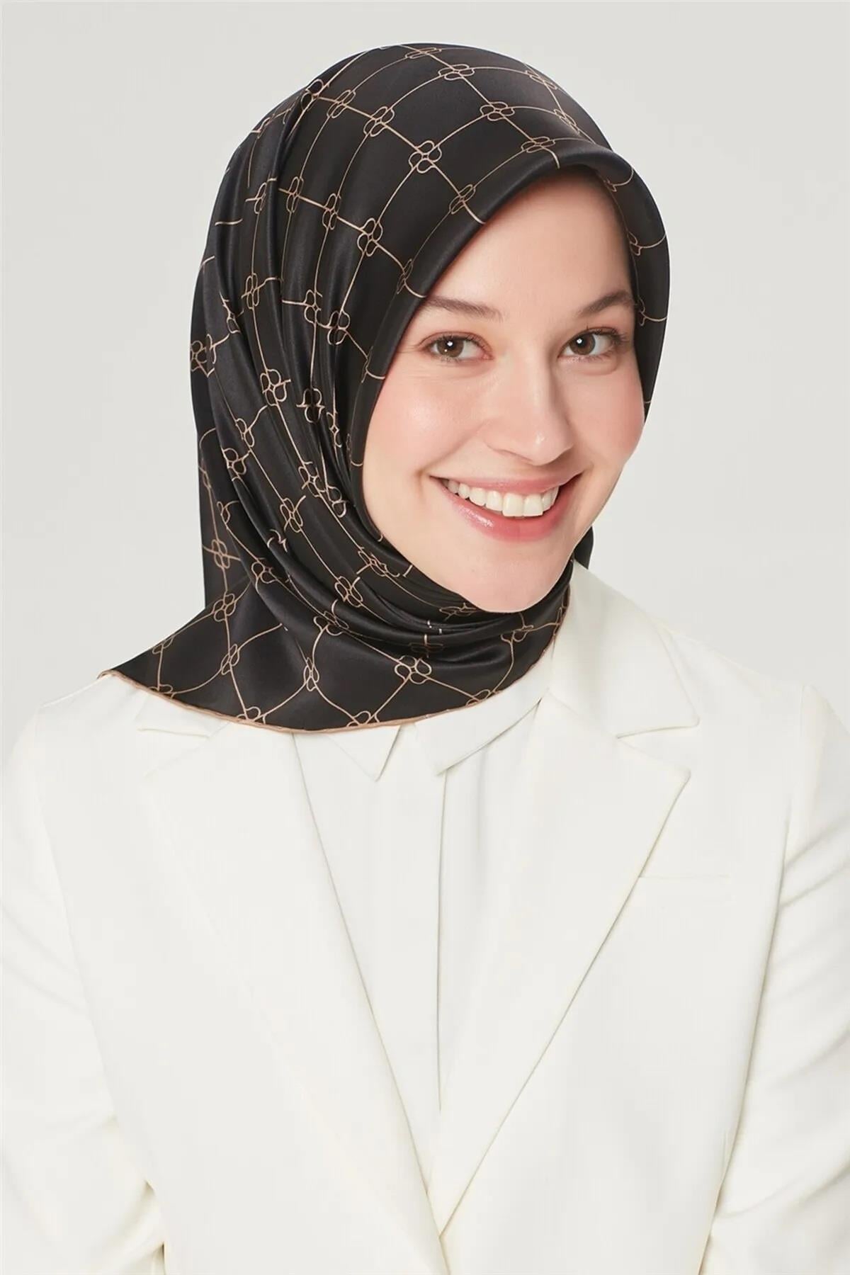Armine Nostalji Serisi Twill İpek Eşarp 8555D-11