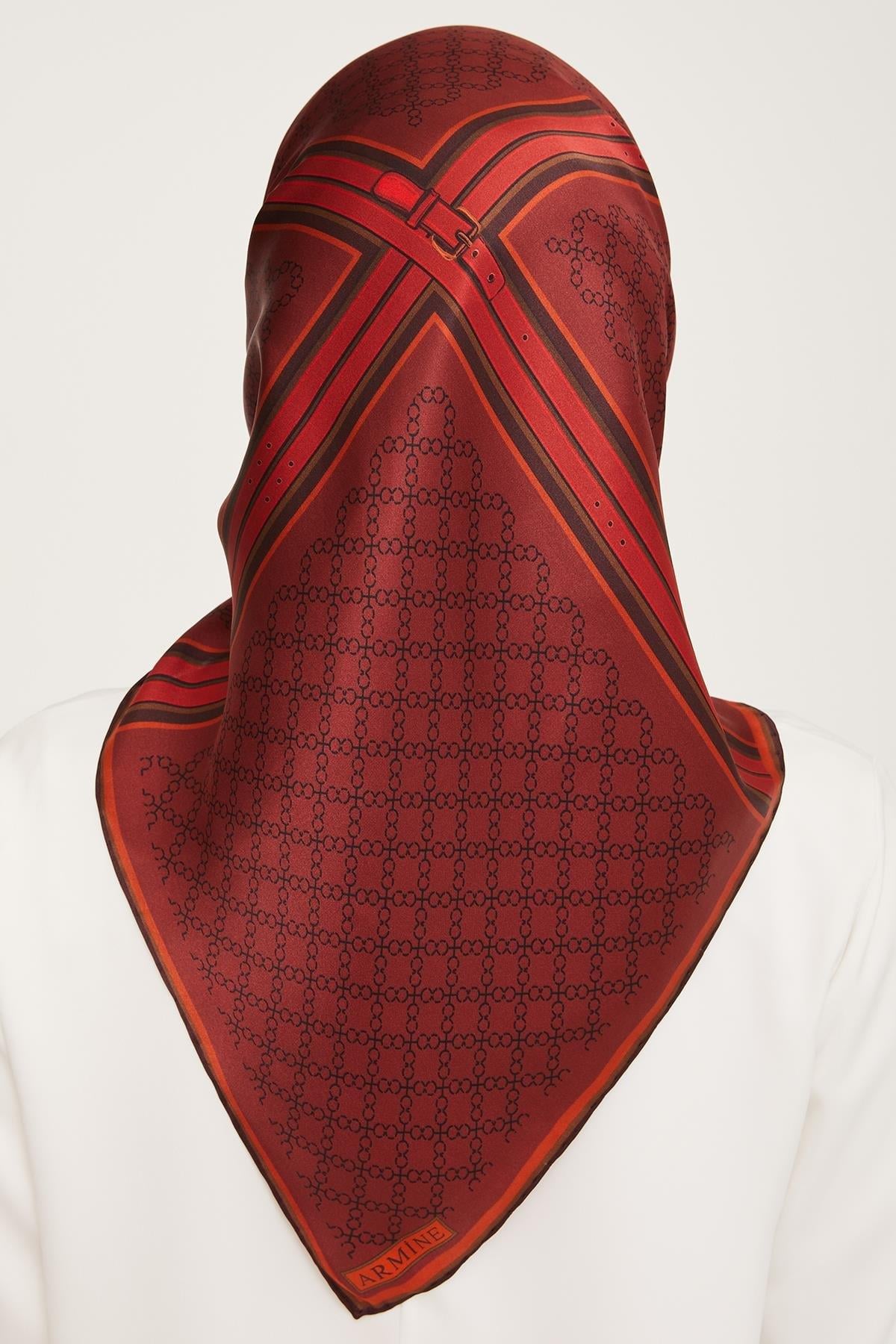 Armine Nostalji Serisi Twill İpek Eşarp 9054-02NT