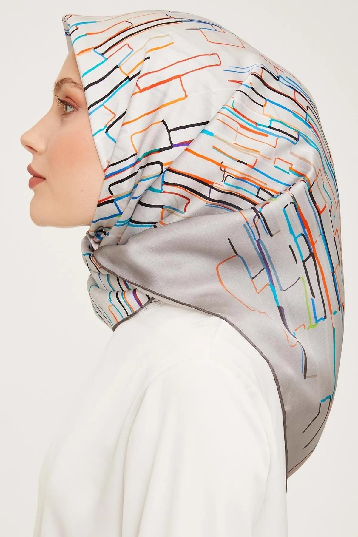 Armine Nostalji Serisi Twill İpek Eşarp 9027-38NT