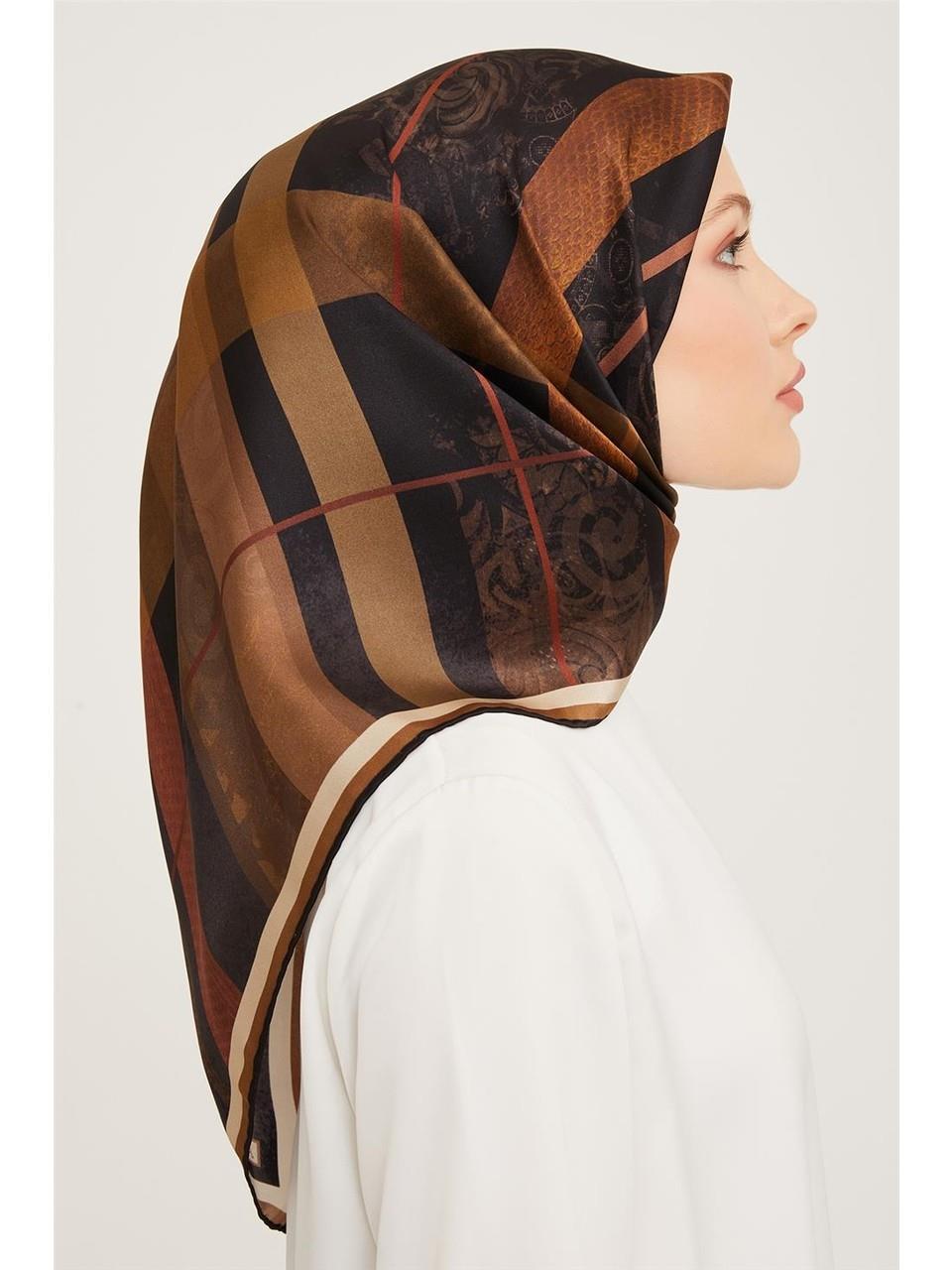 Armine Nostalji Serisi Twill İpek Eşarp 9023-05NT