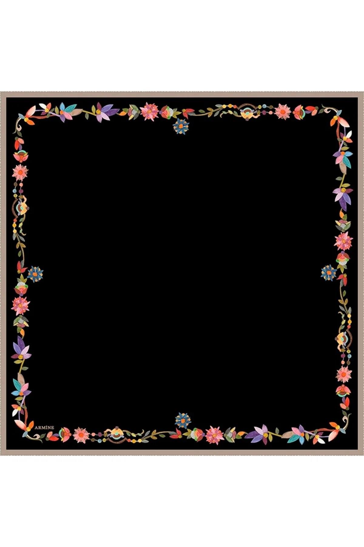 Armine Nostalji Serisi Twill İpek Eşarp 8064D-09