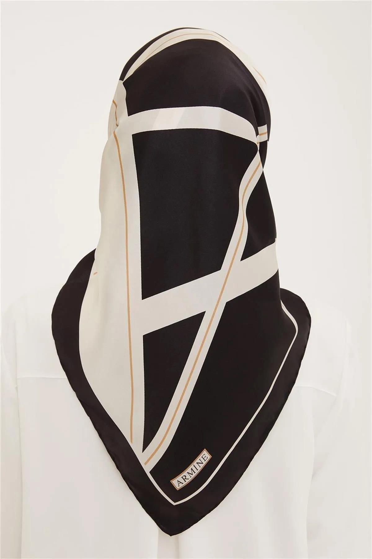 Armine Nostalji Serisi Twill İpek Eşarp 8945-01NT