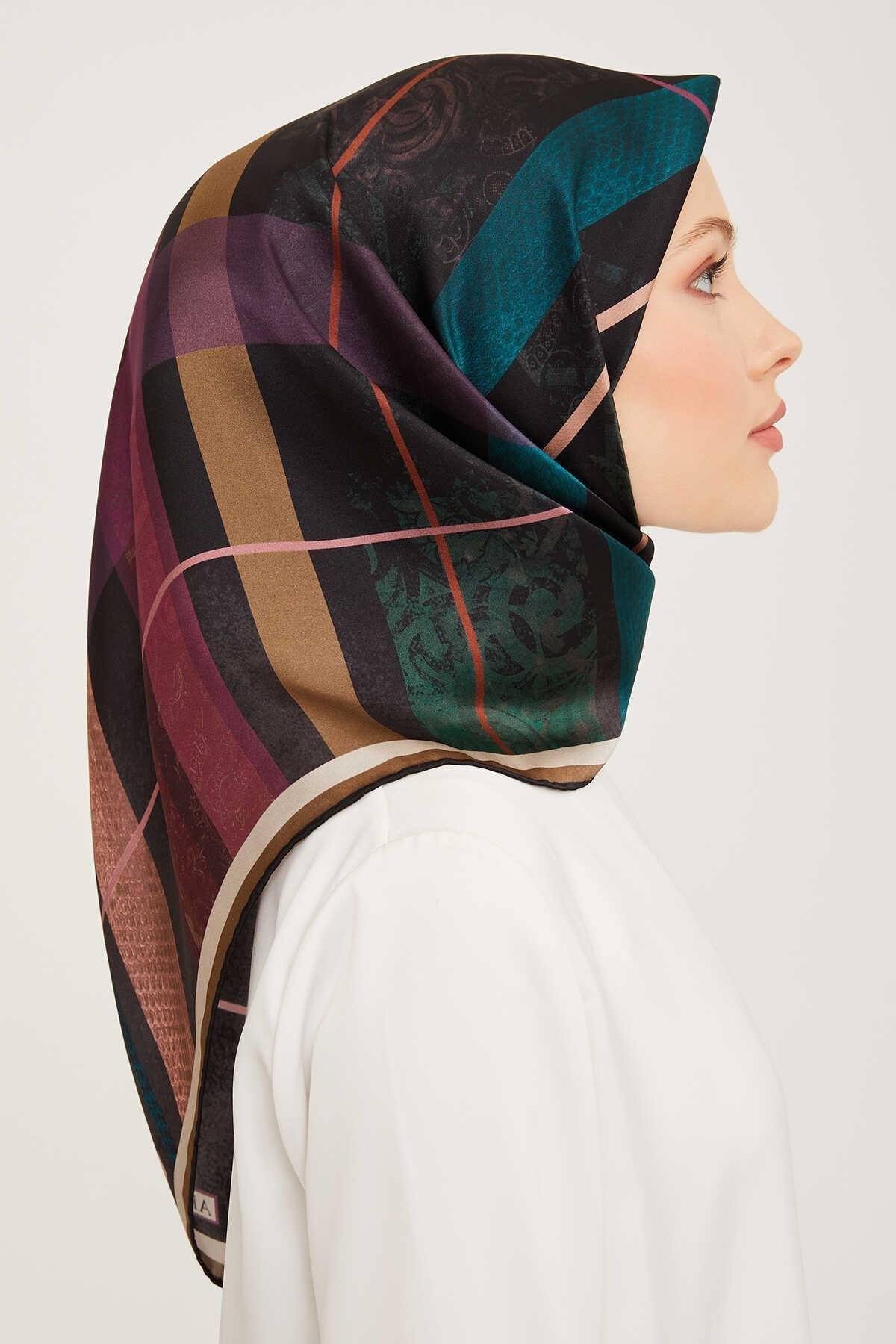 Armine Nostalji Serisi Twill İpek Eşarp 9023-07NT