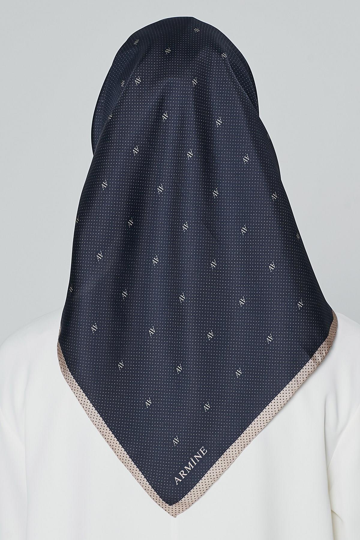 Armine Nostalji Serisi Twill İpek Eşarp 8259D-09