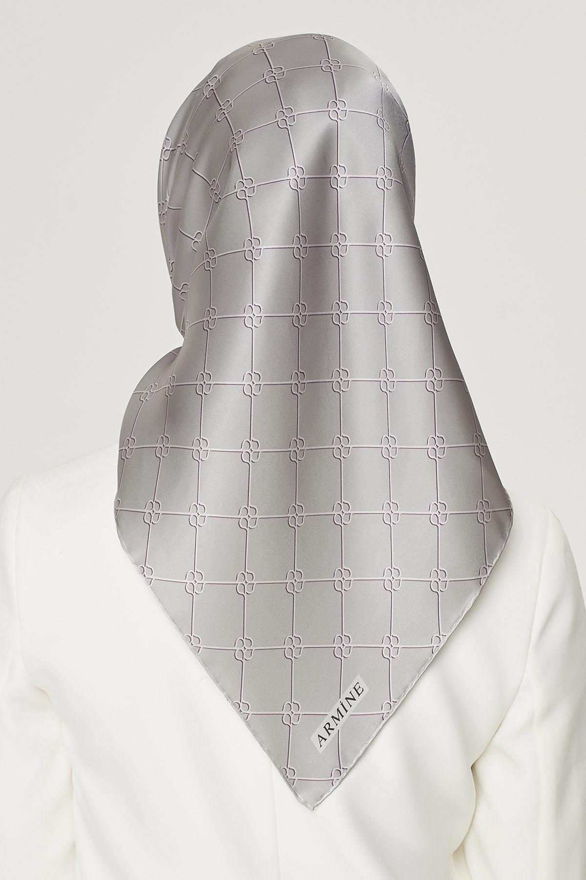 Armine Nostalji Serisi Twill İpek Eşarp 8555D-03